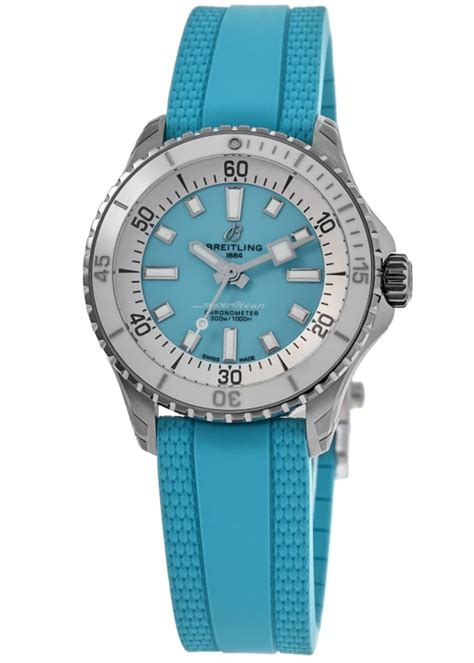 breitling superocean 36 turquoise